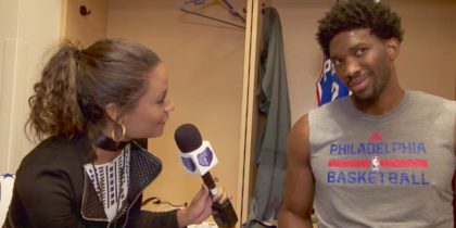 Alexis goes 1-on-1 with Joel Embiid